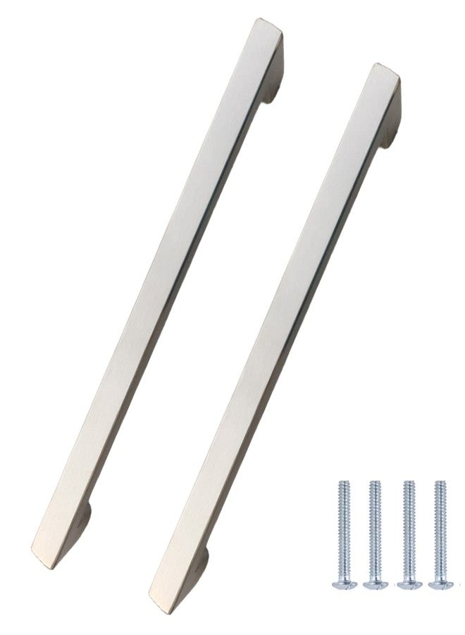 Atom 2 Pack 11.7 inches Stainless Steel Pull Handle | Silver Satin Finish | Door Handle | Phs03 - Image 1